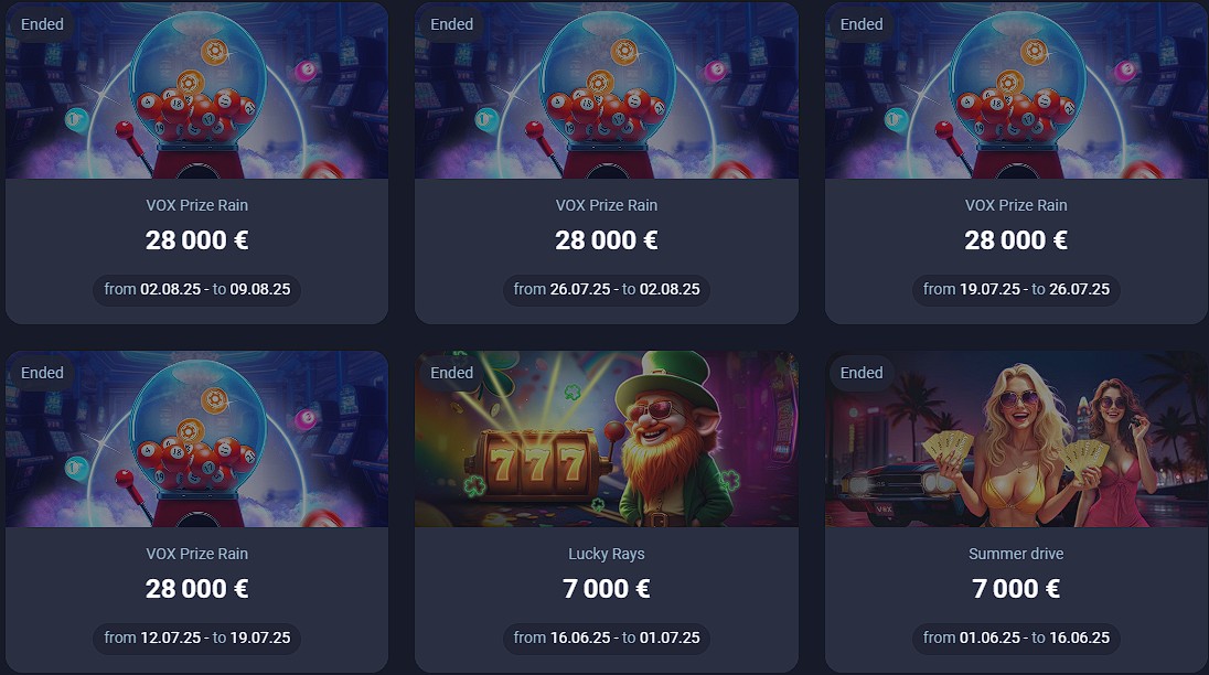 VOX Prize Rain